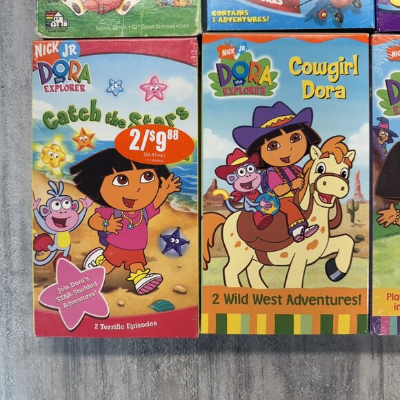 Kids VHS Lot - Dora, Disney Sing A Long, Richard Scary, Jay Jay Nickelodeon - Picture 4 of 10